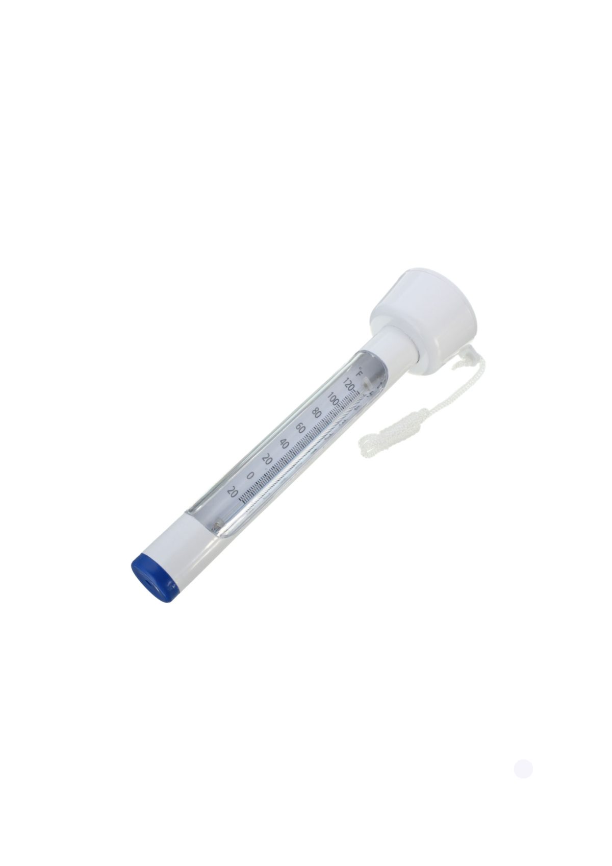 Deluxe floating thermometer string attachment