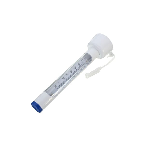 Deluxe floating thermometer string attachment