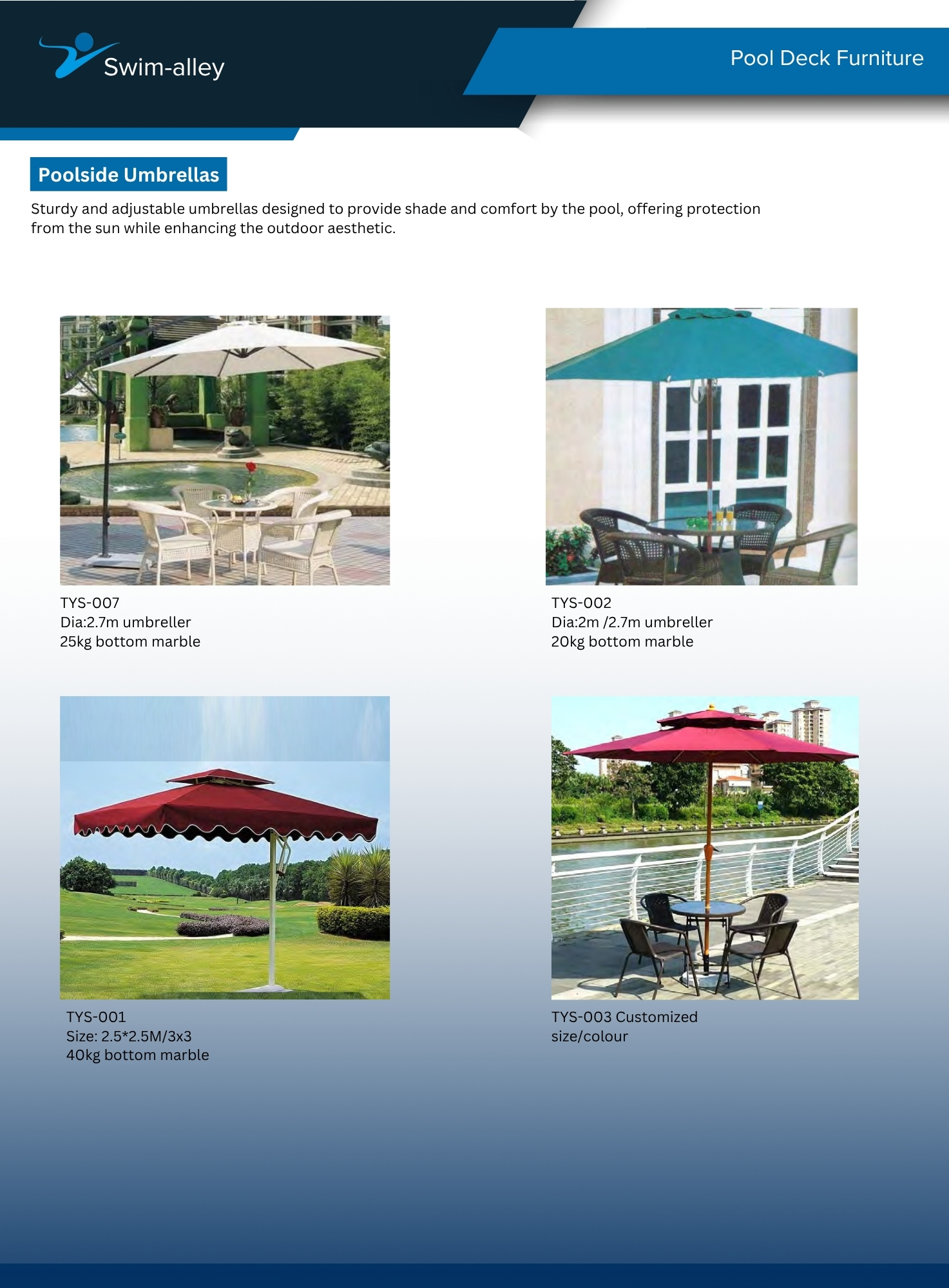 Poolside Umbrellas - Image 2