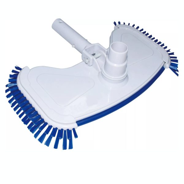 Flexible vacuum head with Side Brush (Cast iron weighted)