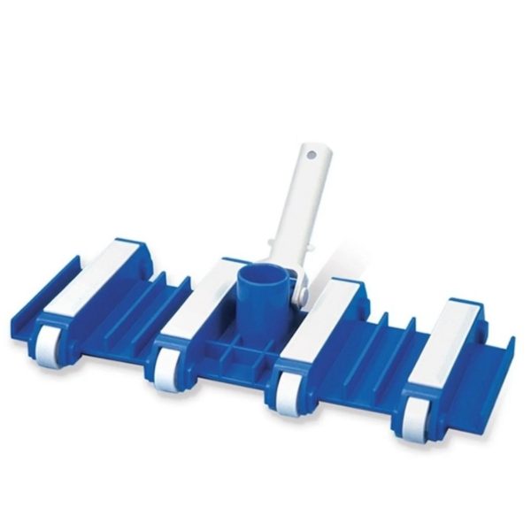 Flexible vacuum head for on-ground pool